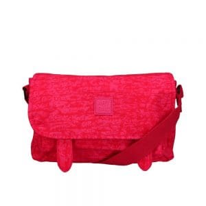 Artsac Pink Print Showerproof Shoulder Bag