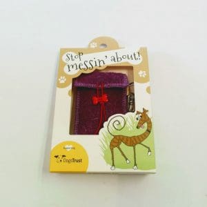 Harris Tweed Dog Walkers Reusable Holder