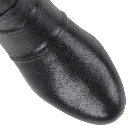 Lotus Prancer Black Leather Ankle Boots