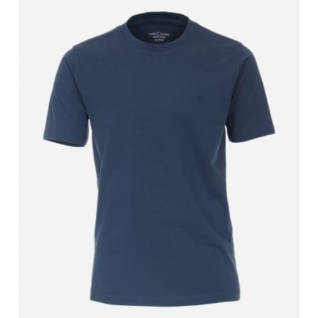 Casa Moda Dark Blue Round Neck T-Shirt