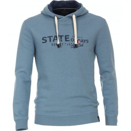 Casa Moda Blue State Hooded Sweatshirt