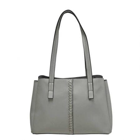 Envy Pale Grey Medium Handbag