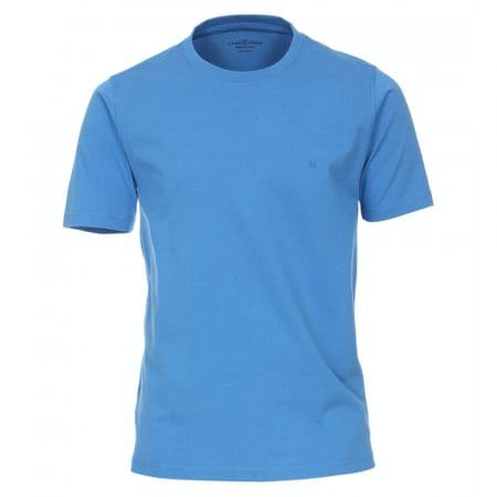 Casa Moda Blue Round Neck T-Shirt