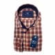 Drifter Red Check Brushed Cotton Shirt