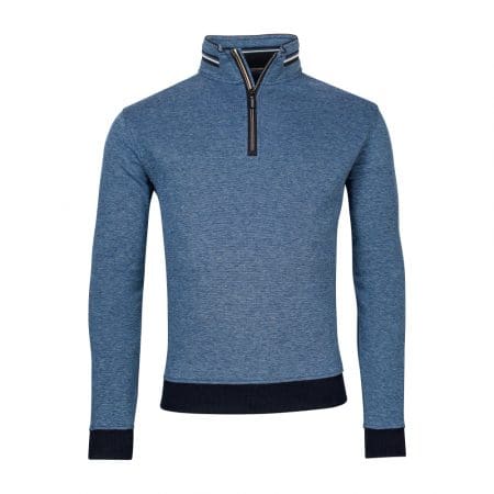 Baileys Blue Half Zip Sweatshirt