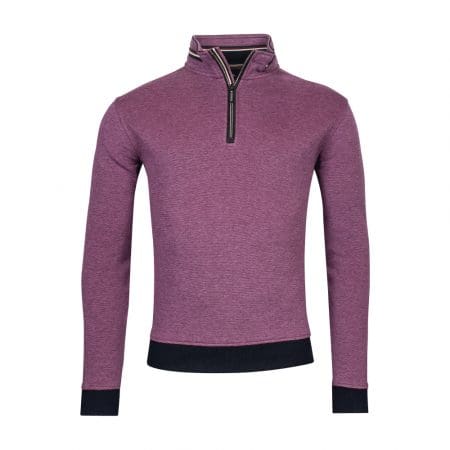 Baileys Purple Half Zip Sweatshirt
