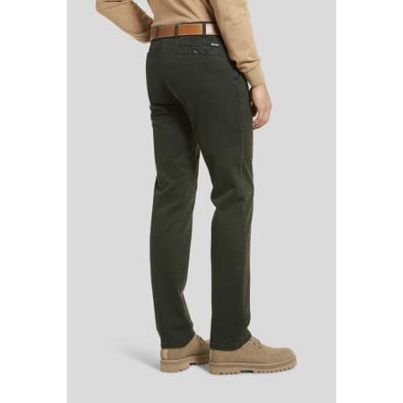 Meyer New York Khaki Green Chino Trousers