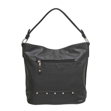 Envy Black Medium Studded Handbag