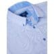 Drifter Light Blue Stripe Short Sleeve Shirt