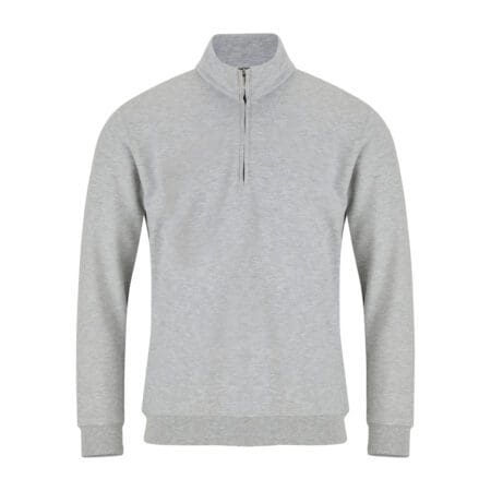 Drifter Grey Half Zip Casual Sweatshirt