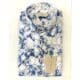 Bugatti White Linen Floral Short Sleeve Shirt