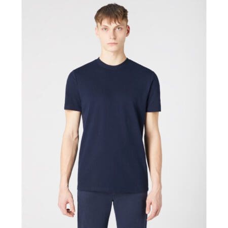 Remus Uomo Navy Waffle T-Shirt