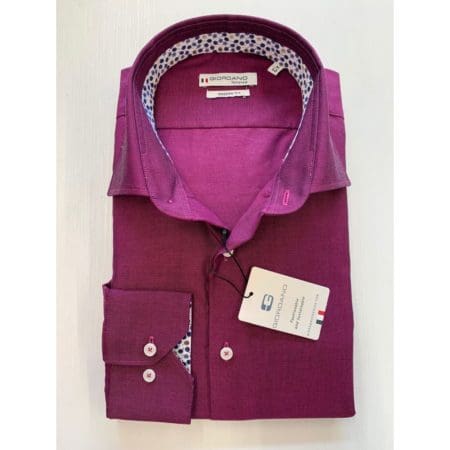 Giordano Dark Pink Twill Shirt