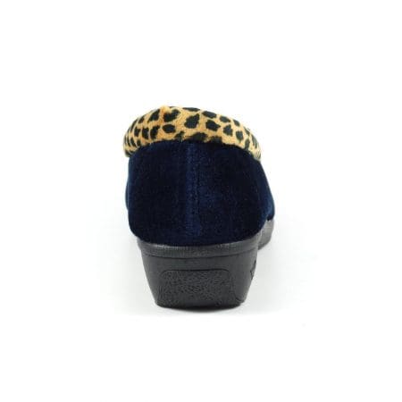 Lunar Paloma Navy Wedge Slippers