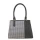 Envy Black Grey Print Medium Handbag