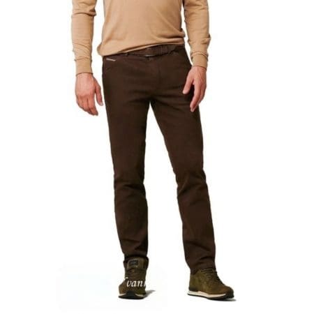 Meyer Chicago Brown Chino Trousers