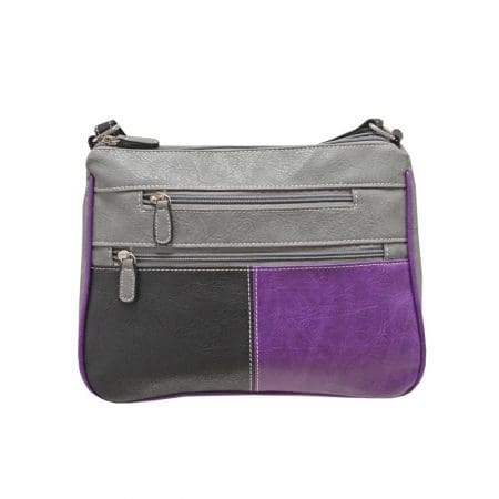 Envy Cathy Purple Multi Medium Handbag