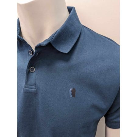 Remus Uomo Teal Blue Polo Shirt