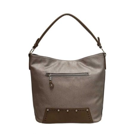 Envy Bronze Medium Studded Handbag