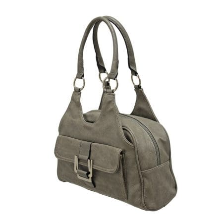 Envy Grey Classic Medium Handbag