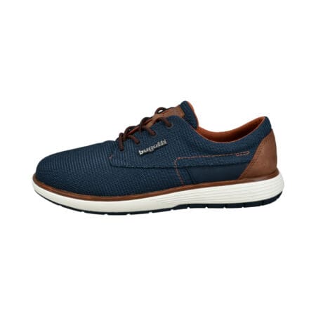 Bugatti Navy and Tan Casual Shoes