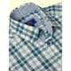 Drifter Teal and Yellow Check Short Sleeve Shirt