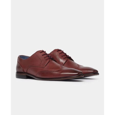 Remus Uomo Cavani Burgundy Leather Shoes