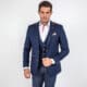 Claudio Lugli Navy Monaco Dress Jacket and Waistcoat Set