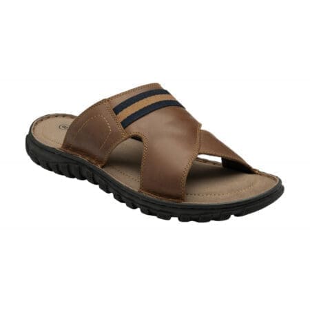 Lotus Bastion Tan Leather Sandals