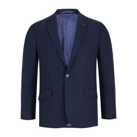 Drifter Bordeaux Navy Wool Blend Dress Jacket