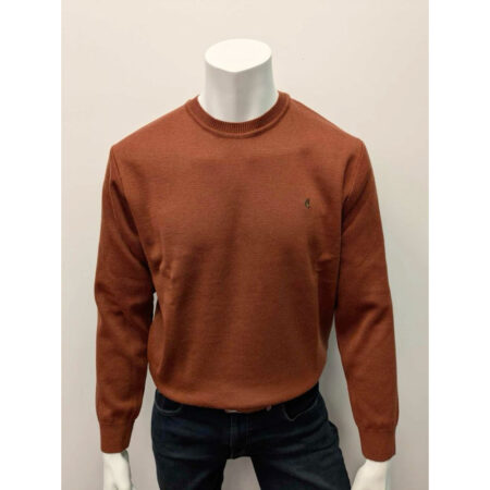 Gabicci Rust Round Neck Jumper