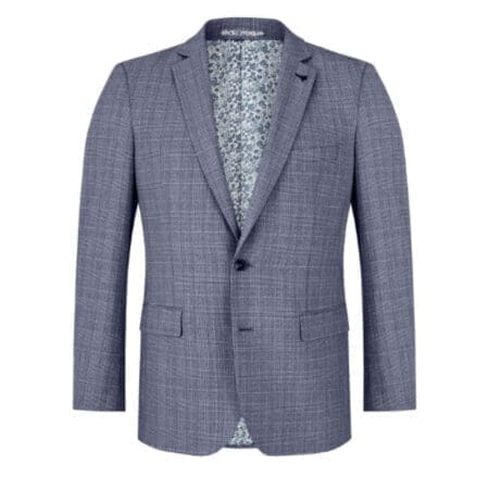 Drifter Marseille Blue Check Dress Jacket