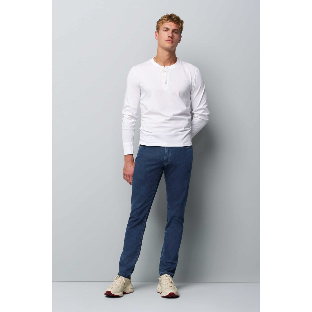 Meyer M5 Slim Mid Blue Jeans - Image 5
