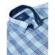 Drifter Light Blue Check Short Sleeve Shirt