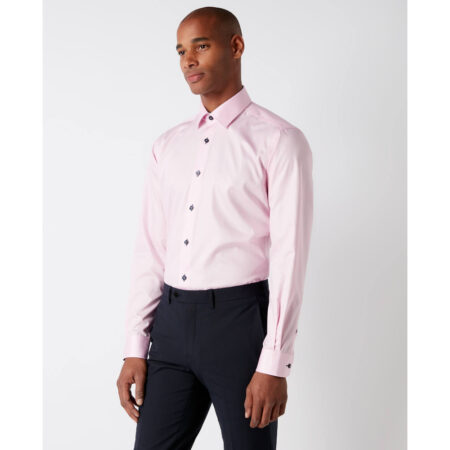 Remus Uomo Pink Tapered Shirt