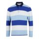 Drifter Blue White Striped Rugby Shirt