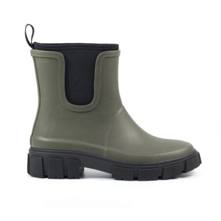 Lazy Dogz Lake Olive Green Wellingtons