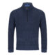 Drifter Navy Marl Half Zip Sweatshirt