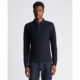 Remus Uomo Navy Long Sleeve Polo Shirt