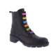 Adesso Amelia Black Rainbow Combat Boots