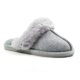 Lunar Carol Grey Mule Slippers