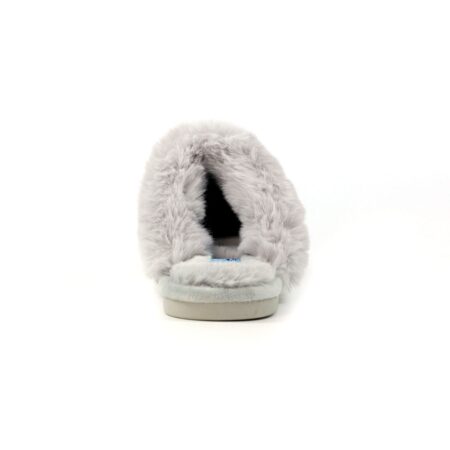 Lunar Carol Grey Mule Slippers