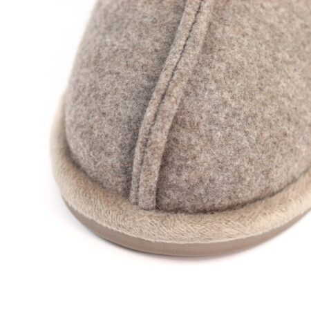 Lunar Carol Taupe Mule Slippers