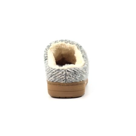 Lunar Emblaze Grey Mule Slippers