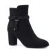 Lunar Fonda Black Heeled Ankle Boots