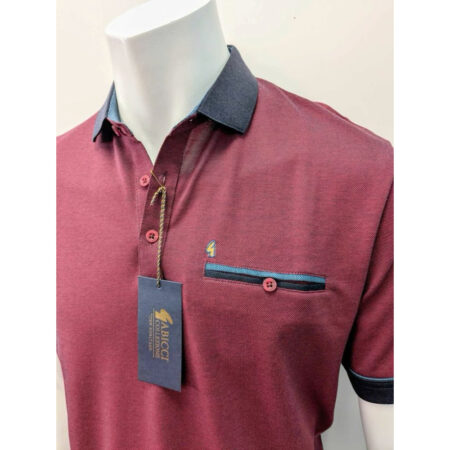 Gabicci Cherry Red Polo Shirt