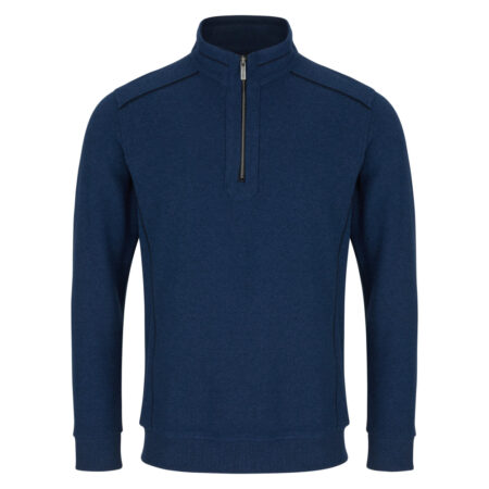 Drifter Navy Half Zip Sweatshirt