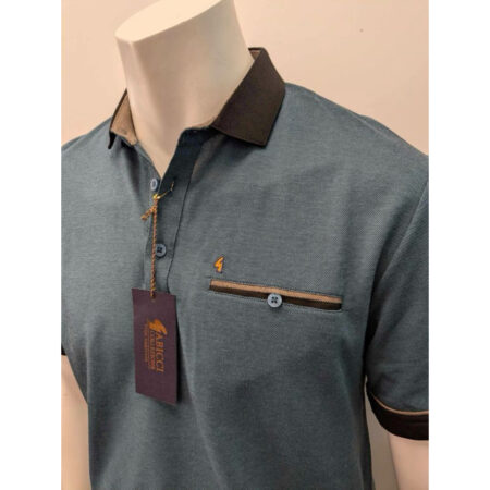 Gabicci Teal Blue Polo Shirt