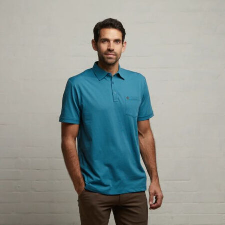 Gabicci Plain Teal Polo Shirt