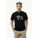 Jack Wolfskin Bergblick Black Logo T-Shirt